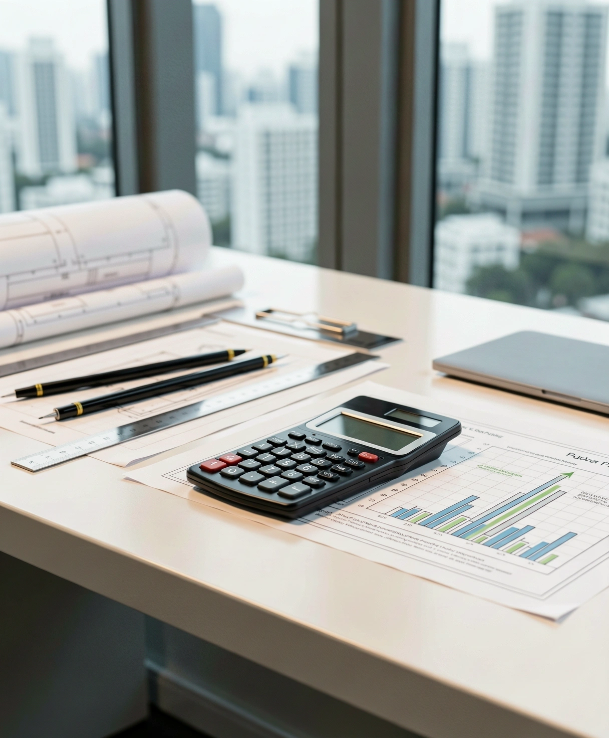 Ruang kerja analisis profesional